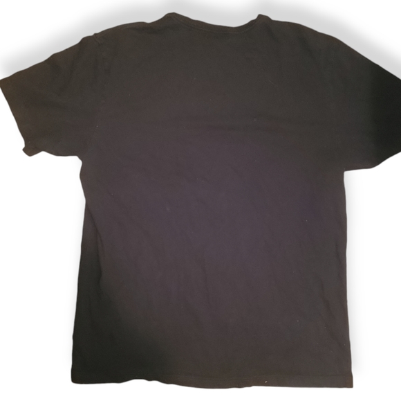 ROCAWEAR - Vintage Hard To Find Men's Cotton Short Sleeved 90s Black Logo Shirt - Picture 5 of 7